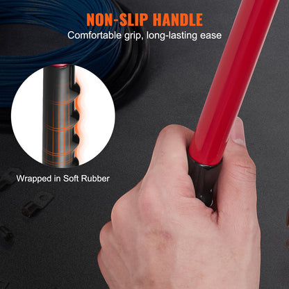 Batterikabelkrokpressverktyg, 10-1/0AWG aluminiumterminalbatteripluggpressare, med 60 st aluminiumringkontakter terminaler 6 trådstorlekar pressform, för tunga trådklackar