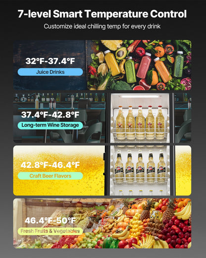 Commercial Merchandiser Refrigerator, 5.7 CU.FT Glass Door Display Refrigerator Upright Fridge, Beverage Refrigerator Cooler Merchandiser with 3 Adjustable Shelves and Soft LED Light, Black