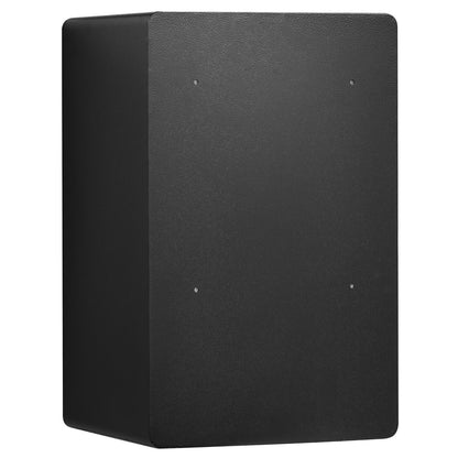 Single door 4.0 cu.ft safe with key lock and password LED light black