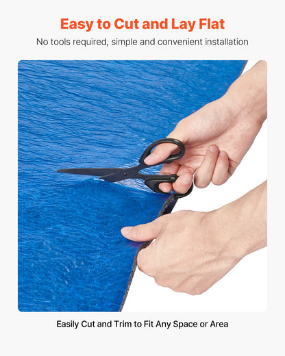 Floor Underlayment 200 sq. ft/Roll, 3 mm Thick Laminate Flooring Padding with Attached Vapor Barrier, Heavy Duty Fiber + PE Film, Soundproofing & Noise Reduction, Ideal for Vinyl Wood