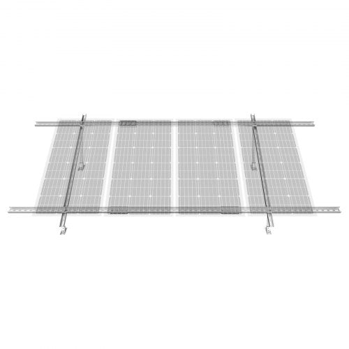 Multi-Pieces Solar Panel Mounting Brackets 30°-60° Adjustable Brackets
