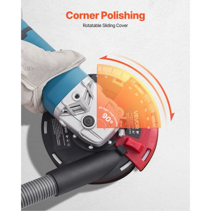 angle grinder dust cover 4-5 inch 6 clamp washers and 5 inch grinding wheel | EU