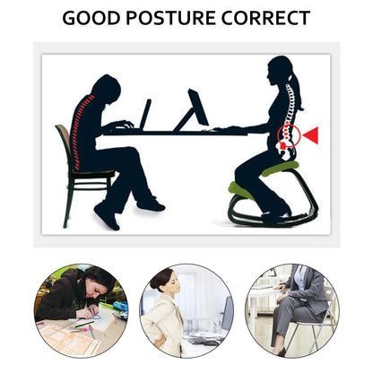 Ergonomic Kneeling Chair 220LB Load Capacity Kneeling Desk Chair Stool with Hip Cushion Kneeling Ergonomic Stool for Home Office Good Posture Computer Stool