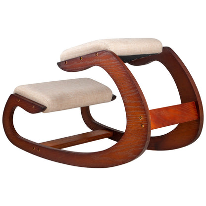 Ergonomic Kneeling Chair 220LB Load Capacity Kneeling Desk Chair Stool with Hip Cushion Kneeling Ergonomic Stool for Home Office Good Posture Computer Stool