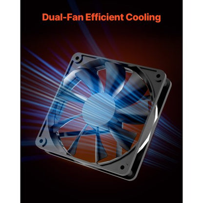 PC Gaming Chassin Mid-Tower datorchassi med 2 x 120 mm fläktar för ATX moderkort |  EU