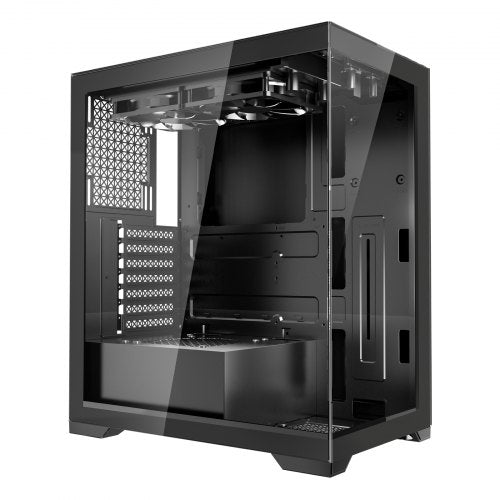 PC Gaming Chassin Mid-Tower datorchassi med 2 x 120 mm fläktar för ATX moderkort |  EU