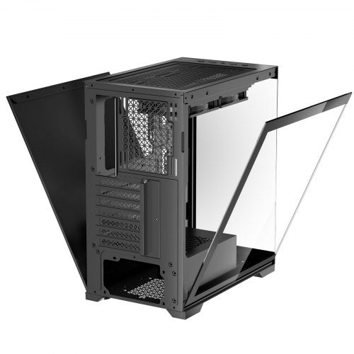 PC Gaming Chassin Mid-Tower datorchassi med 2 x 120 mm fläktar för ATX moderkort |  EU