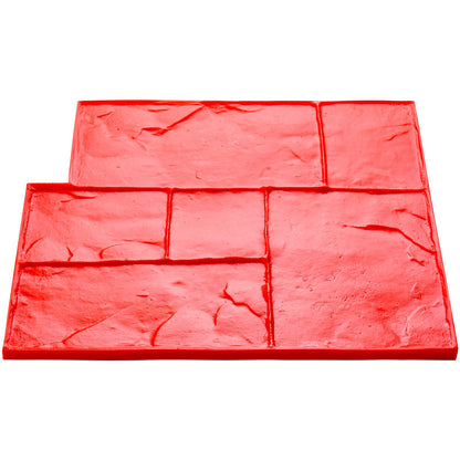 Concrete stamps mat 24 x 24 in texturing skin polyurethane stamp molds