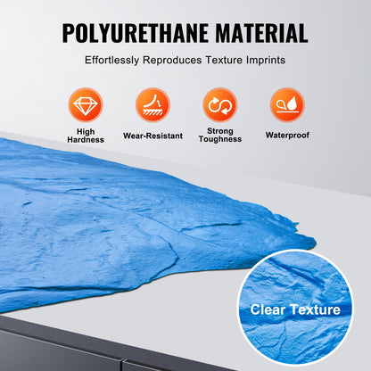 Betonstempel Matte 18 x 18 in Beton Texturierung Haut Polyurethan Stempel