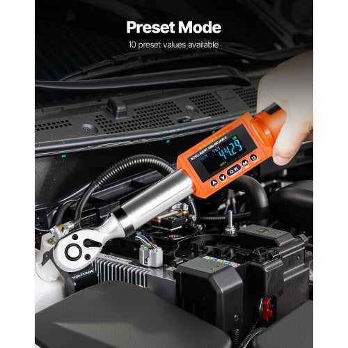 Digital momentnyckel 3/8 tums fattning 0-99.57 lbf-ft / 0-135 Nm 72 tänder |  EU