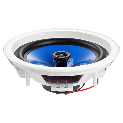 2PCs 8 Inch Ceiling Speakers 50 Watt Recessed Ceiling and Wall Speakers