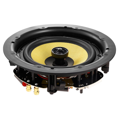 8-tums takhögtalare 200-watts infällda tak- och vägghögtalare