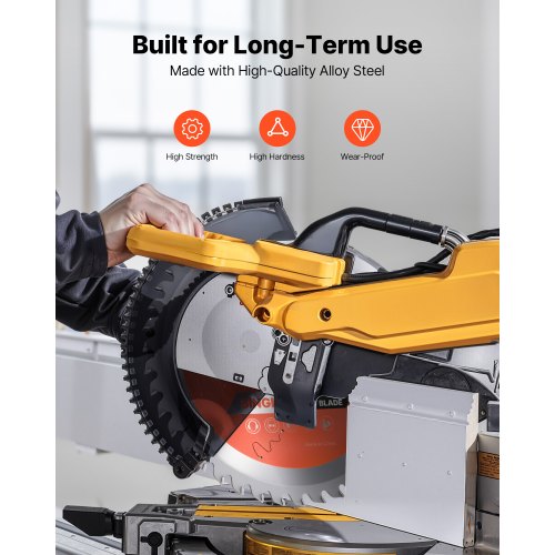 Cirkelsågblad, 203 mm diameter, 42 vassa legeringständer, 25,4 mm spindel, fin yta, Träsågblad för cirkelsåg, med ljudreducerande värmeventiler, för sågning av plywood, OSB och lövträ |  EU