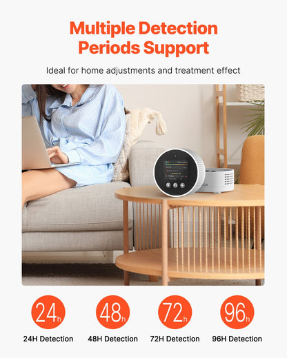 Radon Air Quality Meter Detector for Home 3.3Bq/m³ to 37kBq/m³ Battery Powered