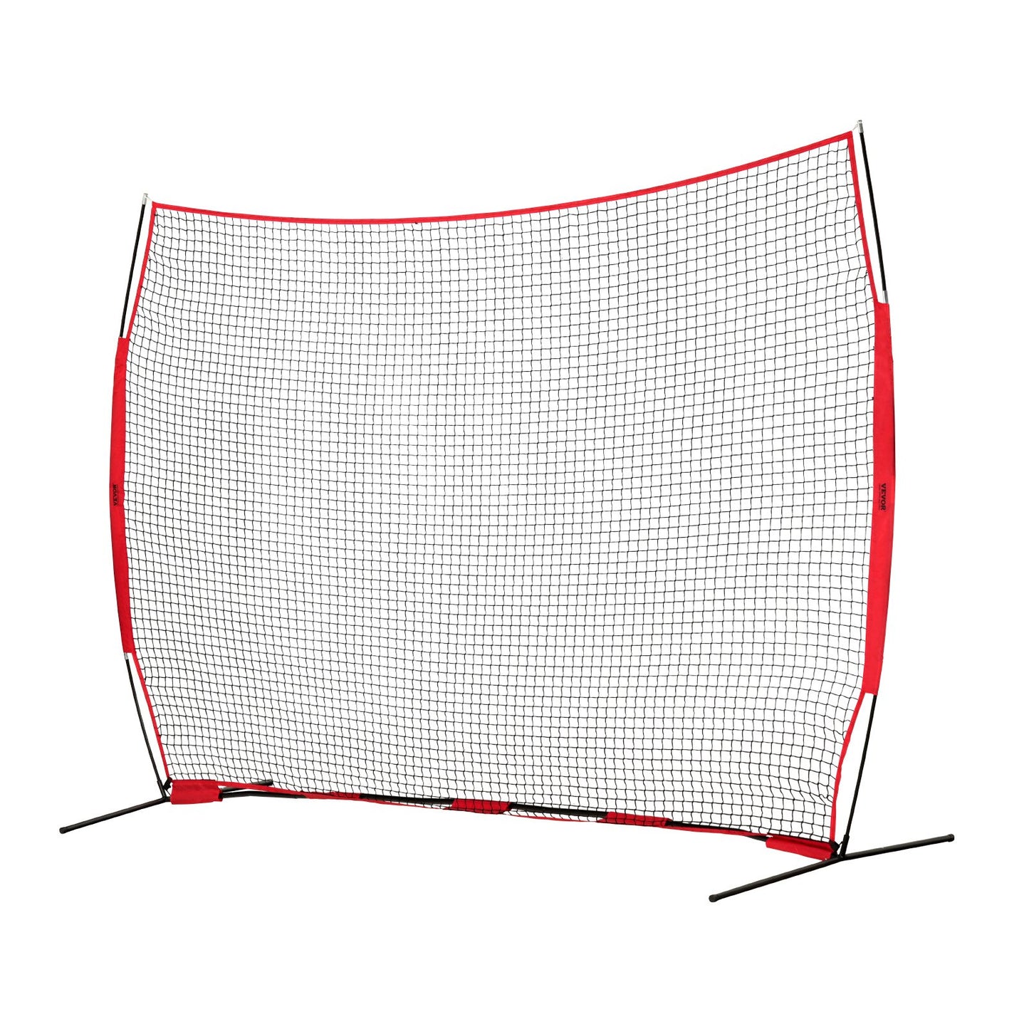 Barricade Backstop Net, 12x9 ft Ball Sports Barriärnät, Bärbar träningsutrustning med bärväska, Skyddsskärm för Baseball Softball Lacrosse Fotboll Hockeyträning, för bakgård