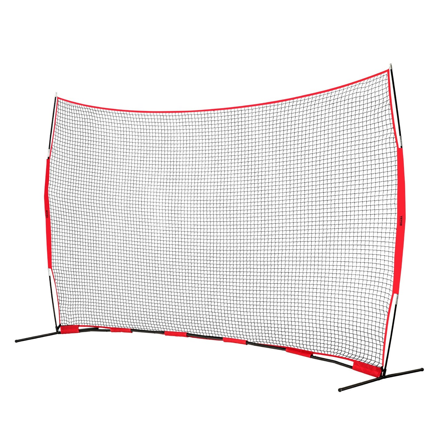 Barricade Backstop Net, 16x10 ft Ball Sports Barriärnät, Bärbar träningsutrustning med bärväska, Skyddsskärm för Baseball Softball Lacrosse Fotboll Hockeyträning, för bakgård