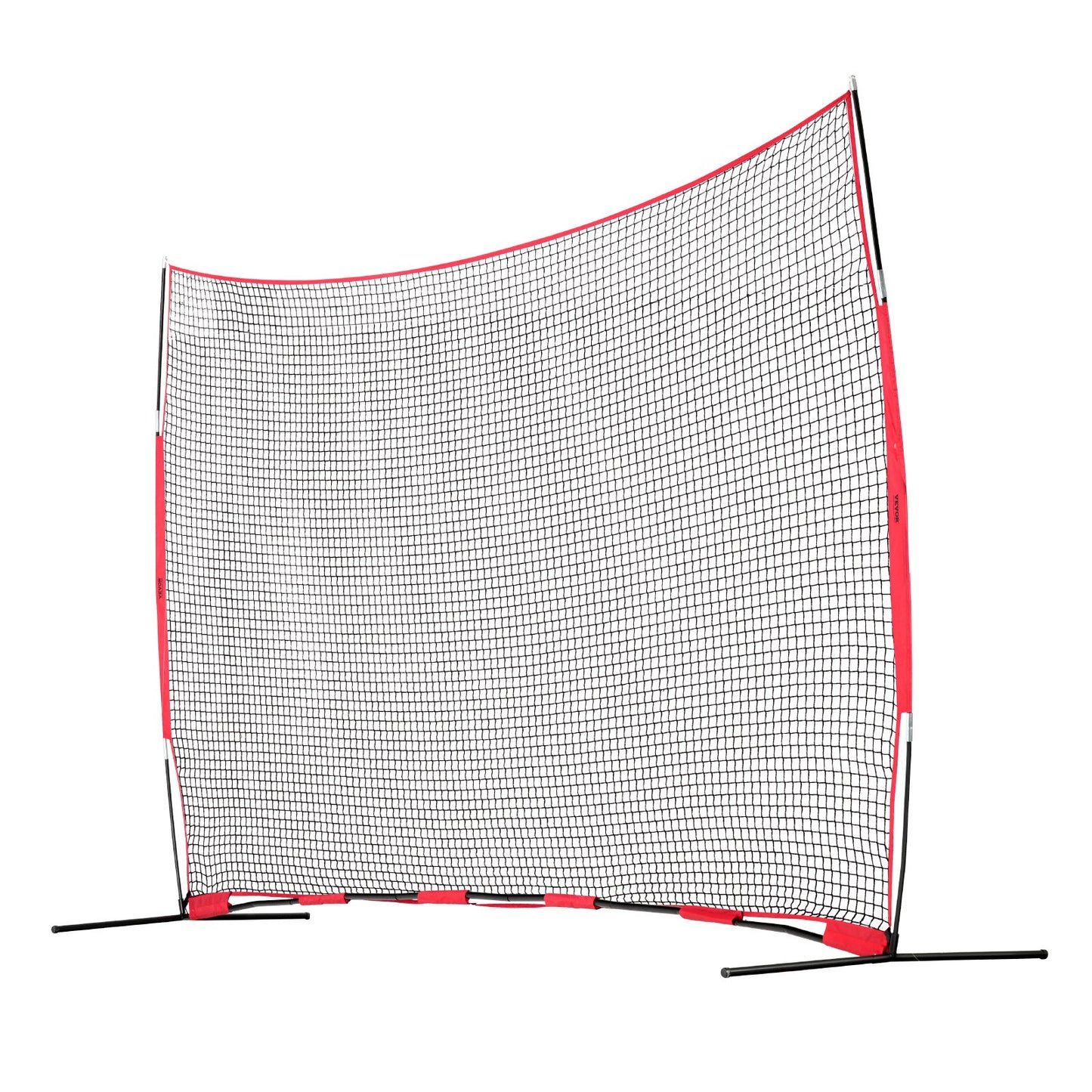 Barricade Backstop Net, 16x10 ft Ball Sports Barriärnät, Bärbar träningsutrustning med bärväska, Skyddsskärm för Baseball Softball Lacrosse Fotboll Hockeyträning, för bakgård