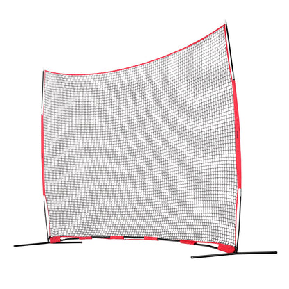 Barricade Backstop Net, 16x10 ft Ball Sports Barriärnät, Bärbar träningsutrustning med bärväska, Skyddsskärm för Baseball Softball Lacrosse Fotboll Hockeyträning, för bakgård