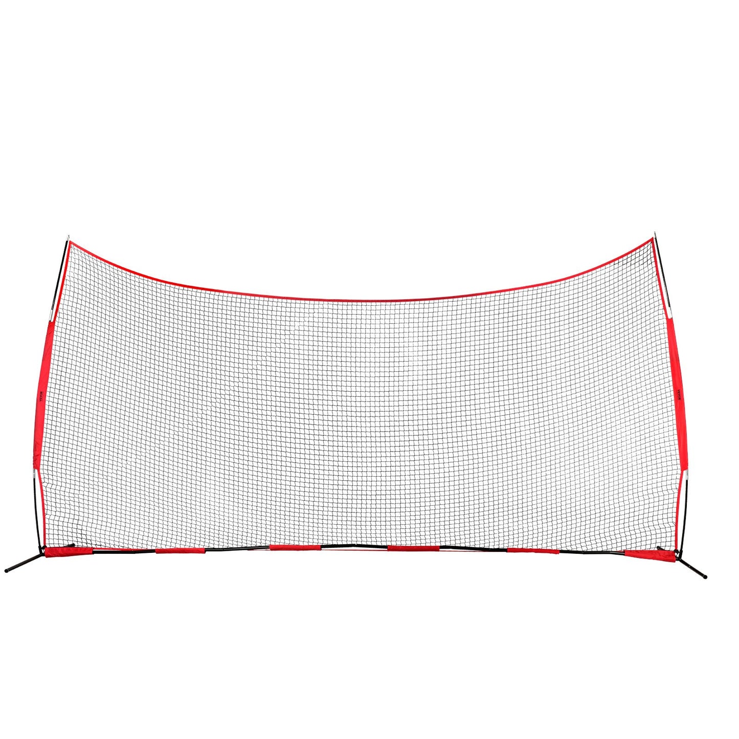 Barricade Backstop-nät, 20x10 fot bollsportbarriärnät, bärbar träningsutrustning med bärväska, skyddsskärm för baseball softball Lacrosse fotbollshockeyträning, för bakgård
