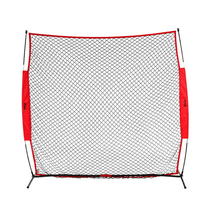 Barricade Backstop Net, 7x7 ft Ball Sports Barriärnät, Bärbar träningsutrustning med bärväska, Skyddsskärm för Baseball Softball Lacrosse Fotboll Hockeyträning, för bakgård