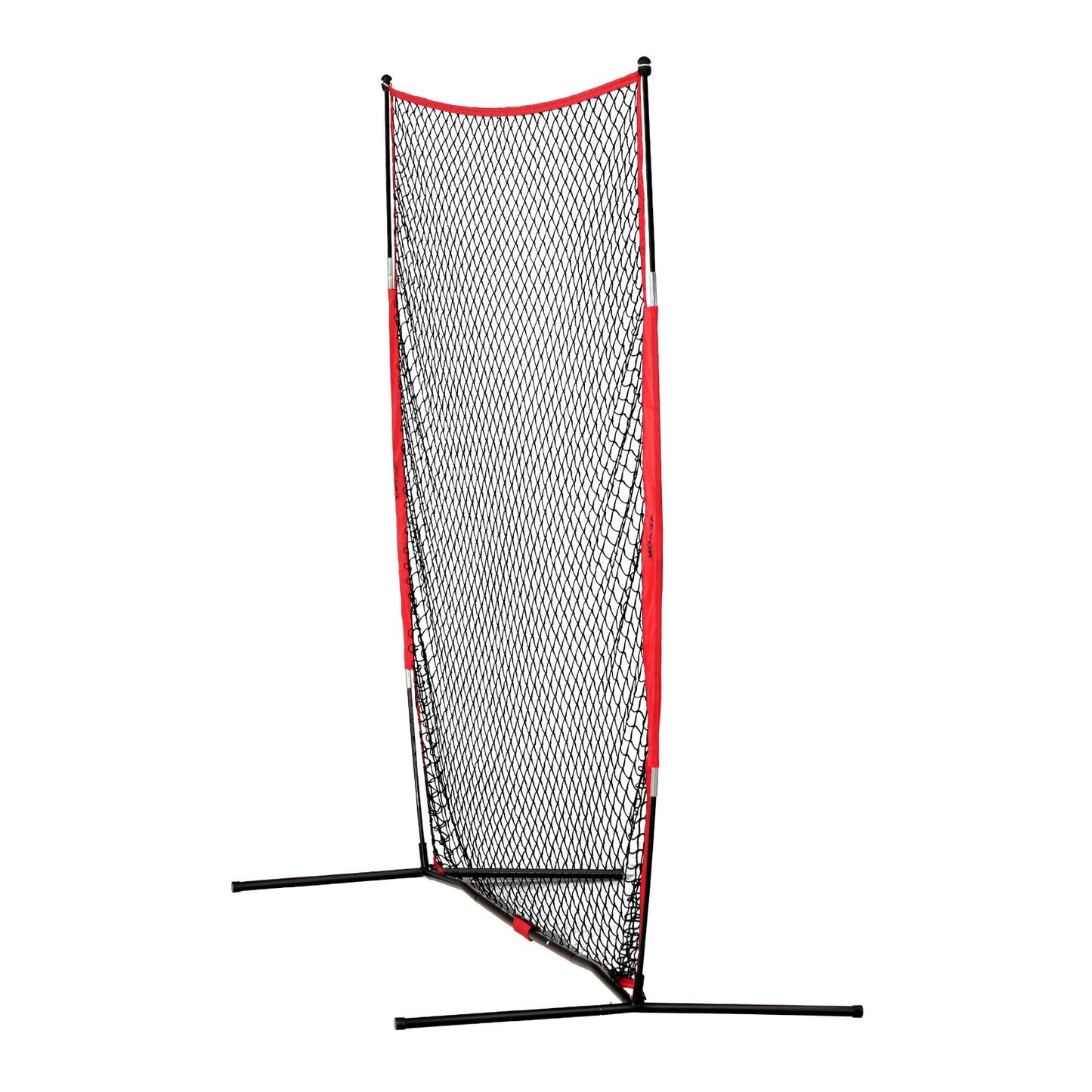 Barricade Backstop Net, 7x7 ft Ball Sports Barriärnät, Bärbar träningsutrustning med bärväska, Skyddsskärm för Baseball Softball Lacrosse Fotboll Hockeyträning, för bakgård
