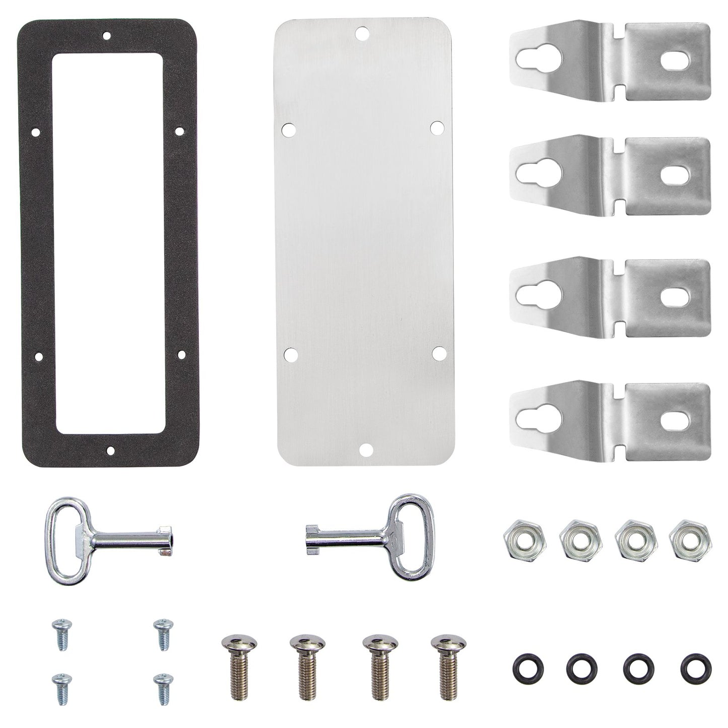 NEMA-Edelstahlgehäuse, 12 x 12 x 8 Zoll NEMA 4X Stahl-Schaltkasten, IP66 wasser- und staubdicht, Außen-/Innen-Anschlusskasten, mit Montageplatte