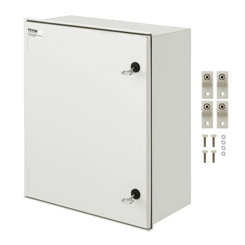 NEMA Enclosure, 20 x 16 x 8 inches, NEMA 4X Fiberglass Steel Electrical Box, IP66 Waterproof & Dustproof Hinged Junction Box for Outdoor Indoor Use, with Mounting Plate(50x40x20 cm))
