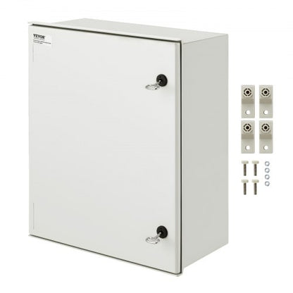 NEMA Enclosure, 20 x 16 x 8 inches, NEMA 4X Fiberglass Steel Electrical Box, IP66 Waterproof & Dustproof Hinged Junction Box for Outdoor Indoor Use, with Mounting Plate(50x40x20 cm))