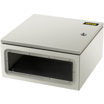 NEMA stålkapsling, 16 x 16 x 8\'\' NEMA 4X eldosa i stål, IP66 vattentät och dammtät, elektrisk kopplingsdosa utomhus/inomhus, med monteringsplatta