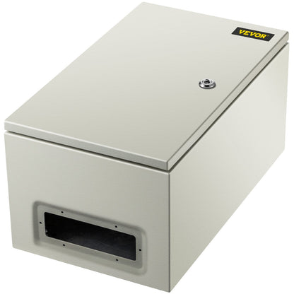 NEMA-Stahlgehäuse, 20 x 12 x 10 Zoll, NEMA 4X Stahl-Schaltkasten, IP66 wasser- und staubdicht, elektrischer Anschlusskasten für den Außen-/Innenbereich, mit Montageplatte