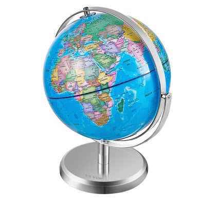 Illuminated World Globe with Stand Educational 9 inch/228.6 mm Constellation (Map Language: English)
