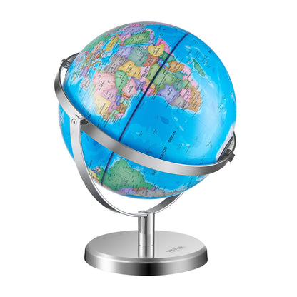 Illuminated World Globe with Stand Educational 9 inch/228.6 mm Constellation (Map Language: English)