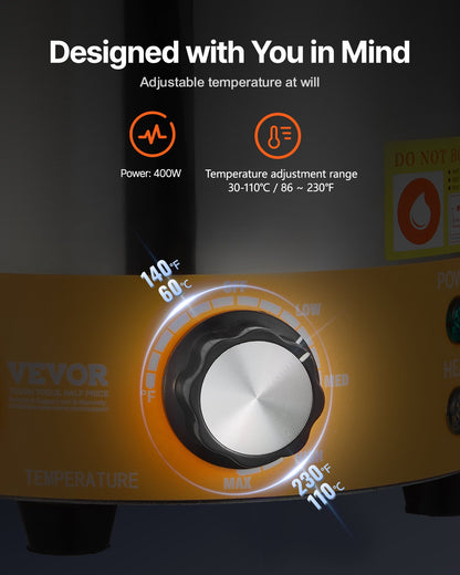 Electric Cheese Dispenser with Pump, 2.4L Commercial Hot Fudge Warmer, Plastic Pump Dispenser, 86-230℉ Temp Adjustable Nacho Cheese Sauce Warmer, for Hot Fudge Cheese Caramel