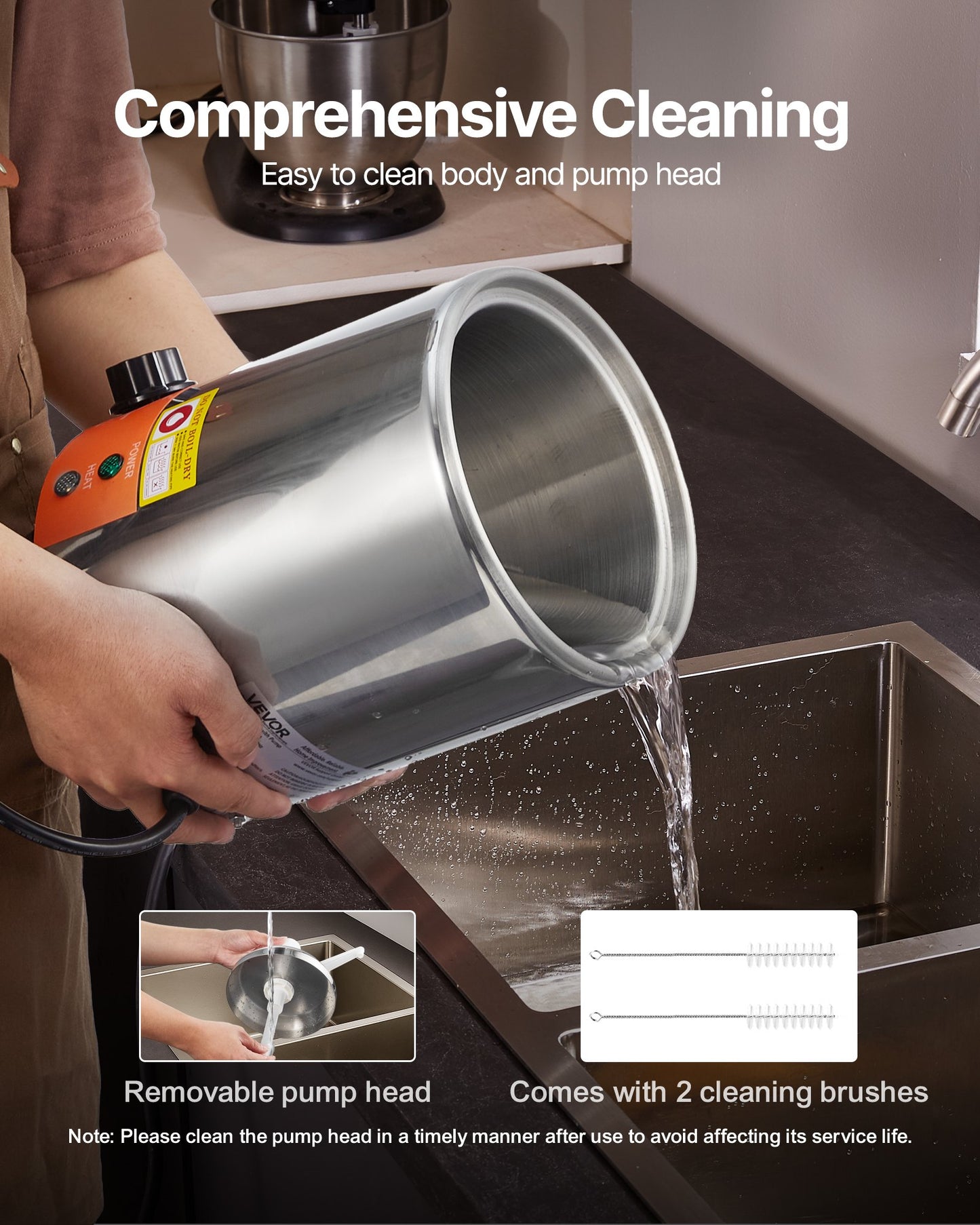 Electric Cheese Dispenser with Pump, 2.4L Commercial Hot Fudge Warmer, Plastic Pump Dispenser, 86-230℉ Temp Adjustable Nacho Cheese Sauce Warmer, for Hot Fudge Cheese Caramel