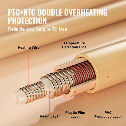 Heated Blanket 150 x 200 cm Queen Electric Throw Soft Flannel for Gift