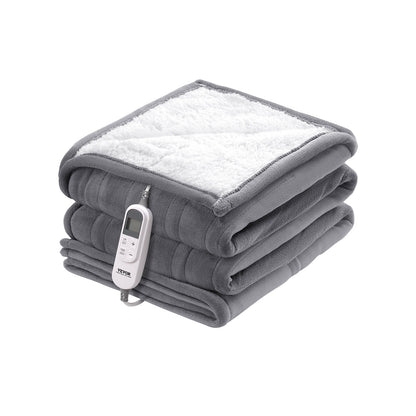 Heated Blanket 150 x 200 cm Queen Electric Throw Soft Flannel for Gift