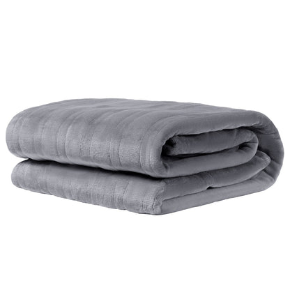 Heated Blanket 150 x 200 cm Queen Electric Throw Soft Flannel for Gift