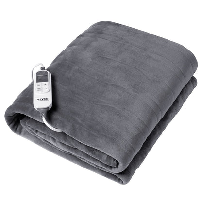 Heated Blanket 150 x 200 cm Queen Electric Throw Soft Flannel for Gift
