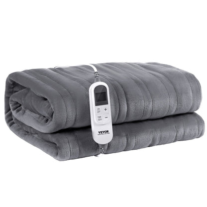 Heated Blanket 150 x 200 cm Queen Electric Throw Soft Flannel for Gift
