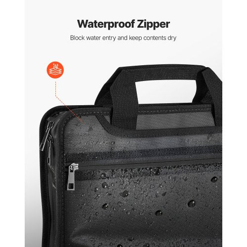 Brandsäker dokumentväska, 1000 ℃ värmeisolerad brandsäker och vattentät väska, bärbar flerskiktad filförvaring säkerhetsorganisatör hemmakontor reseanvändning, för pass, viktiga dokument, filer |  EU