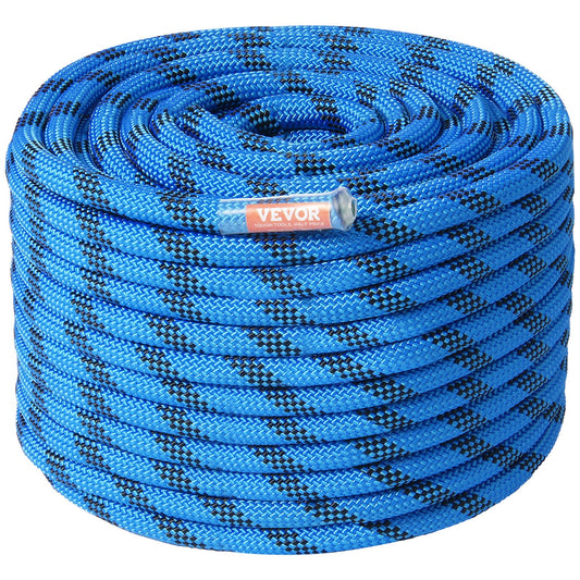 12,7 mm statisches Kletterseil, 60,9 m (200 Fuß), Outdoor-Kletterseil, Blau