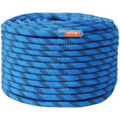 12,7 mm statisches Kletterseil, 60,9 m (200 Fuß), Outdoor-Kletterseil, Blau