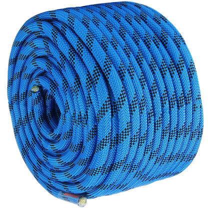 12,7 mm statisches Kletterseil, 60,9 m (200 Fuß), Outdoor-Kletterseil, Blau