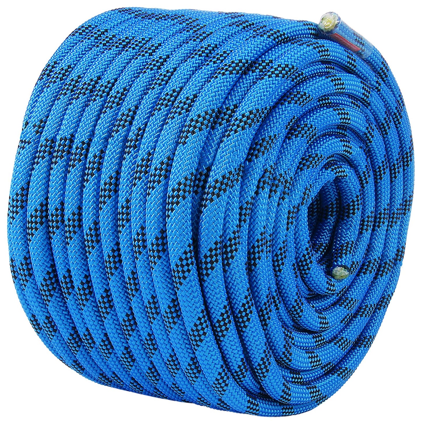 12,7 mm statisches Kletterseil, 60,9 m (200 Fuß), Outdoor-Kletterseil, Blau