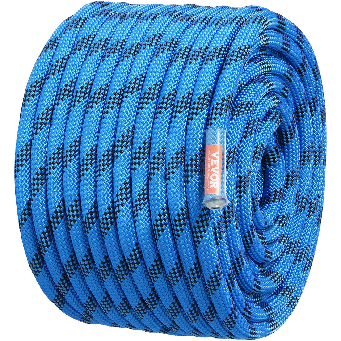 12,7 mm statisches Kletterseil, 60,9 m (200 Fuß), Outdoor-Kletterseil, Blau
