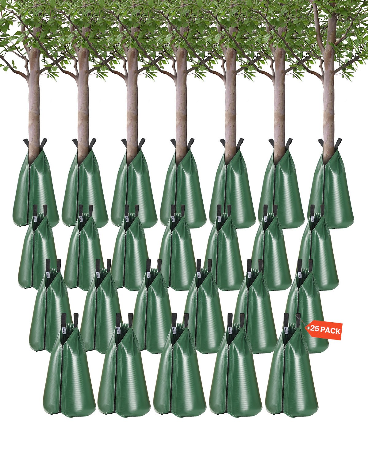 Trädvattenpåse 25-pack 20 liter Slow Release Tree Water Bag Slitstark