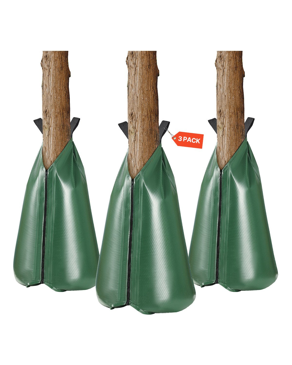 Trädvattenpåse 3-pack 20 gallons Trädvattenpåse med långsam frisättning Slitstark