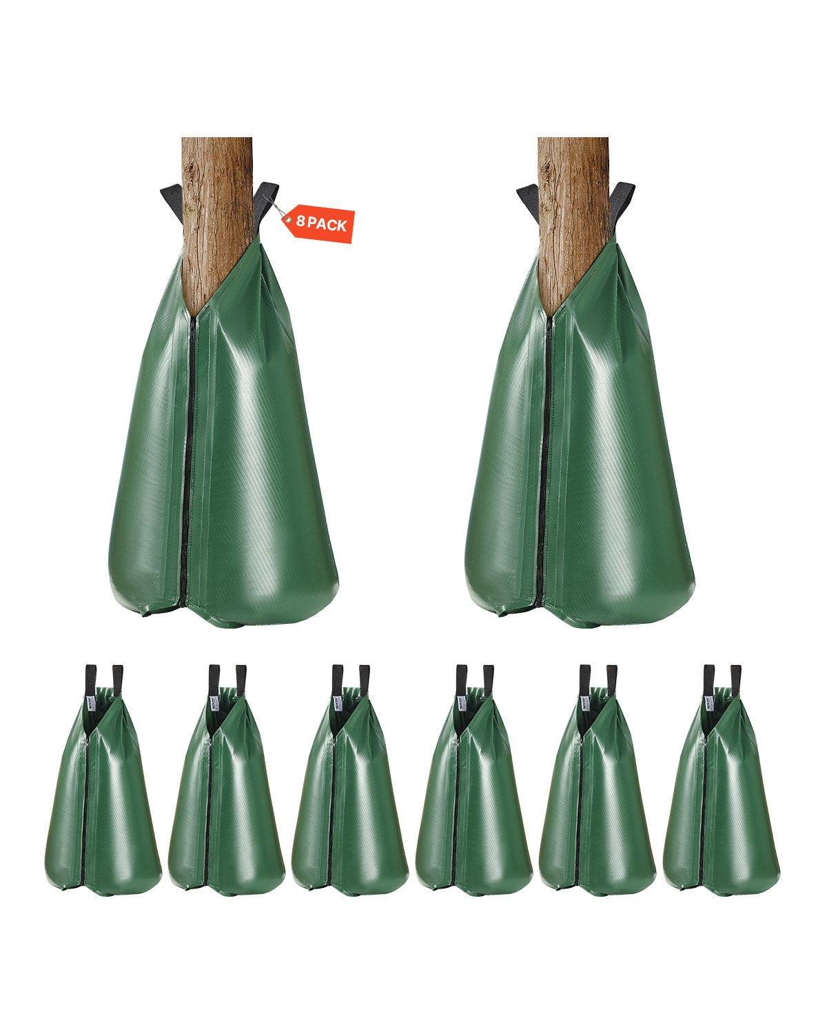 Tree Water Bag 8-pack 20 liters Slow Release Tree Water Bag Durable