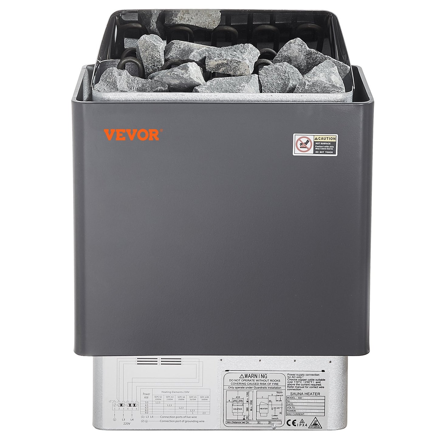 6 kW elektrischer Saunaofen, digitaler Controller für 5–9 m³ Home Spa