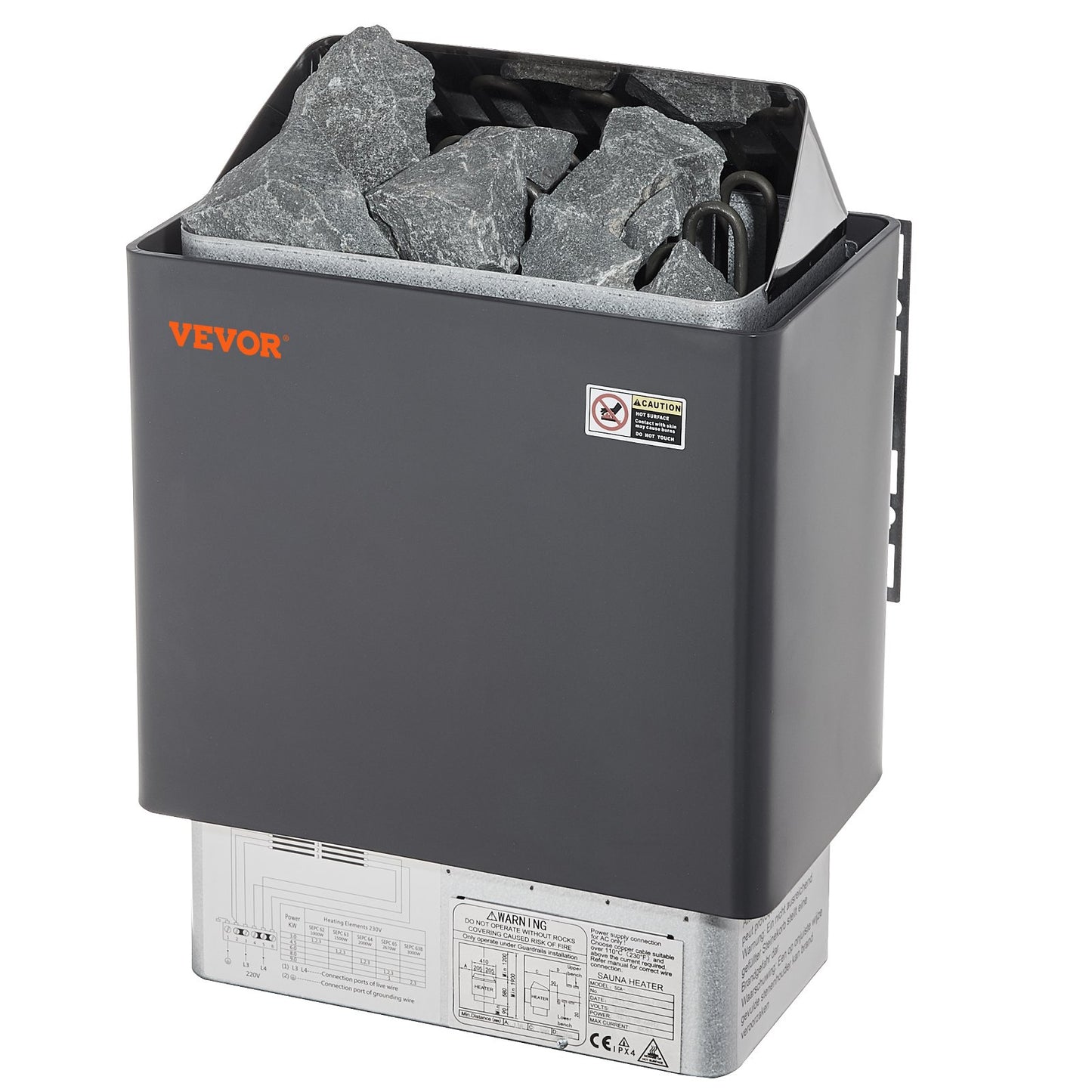 6 kW elektrischer Saunaofen, digitaler Controller für 5–9 m³ Home Spa